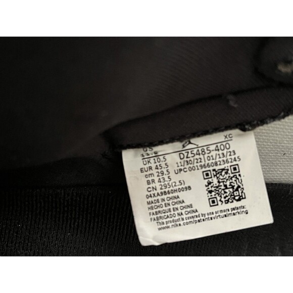 Nike Men’s Size 11.5 Air Jordan 1 Retro OG High Top Blue Black Lace Up With Box - Picture 2 of 12